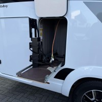 Hobby V65 GE Optima Ontour Enkele Bedden Fietsenrek Luifel Schotel Foto #16