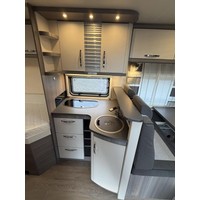 Hobby Optima Ontour  T 70 E Enkele Bedden Grote Badkamer Luifel Foto #13