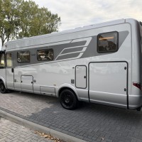Hymer B704 SL Palmo Enkele Bedden Hefbed 2X Airco Zonnepanelen Omvormer Foto #7