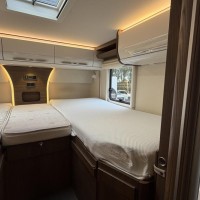 Hymer B704 SL Palmo Enkele Bedden Hefbed 2X Airco Zonnepanelen Omvormer Foto #21