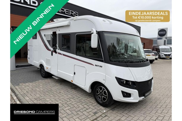 Rapido I 896F Automaat Queensbed Hefbed Face To Face Zonnepaneel