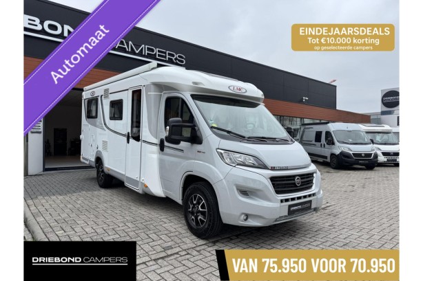 Lmc T662 Grey Selection 9T-Automaat Enkele Bedden Luifel Fietsenrek