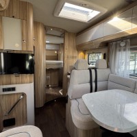 Hymer T 698 CL Queensbed EP-Levelsysteem Luifel Fietsenrek Construct Foto #9