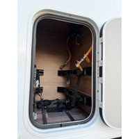 Weinsberg 700MEG CaraCore 9T-Automaat Enkele Bedden Hefbed Luifel Fietsenrek Foto #34