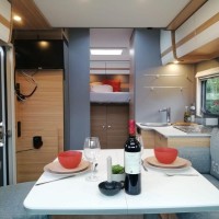 Dethleffs Just 90 7052 DBL met trekhaak en solair Foto #7