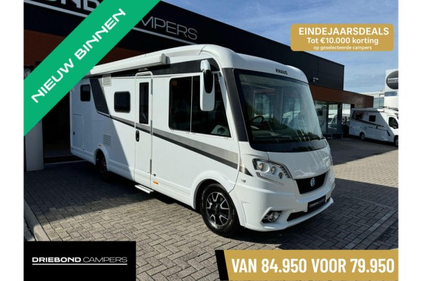 Knaus 650 MEG Platinum Automaat Enkele Bedden Zonnepaneel Luifel