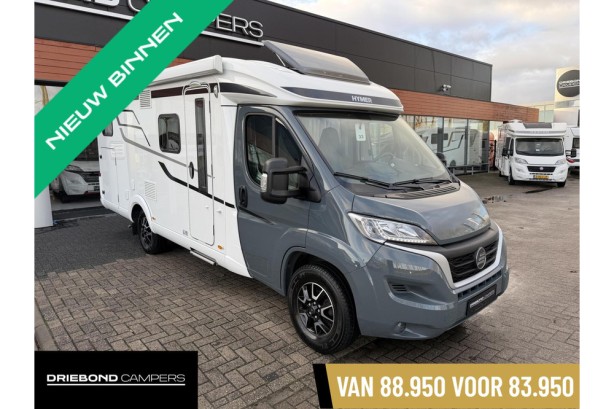 Hymer EXSIS-T 580 Enkele Bedden Luifel Fietsenrek Duo Control