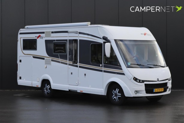 Carthago Malibu I 430 150pk Automaat | Dubbele bodem | Levelsysteem | Lengtebedden | Zonnepaneel | Hefbed | Luifel |