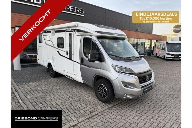 Hymer T580 Exsis-T 9T-Automaat 180PK Enkele Bedden Led Luifel