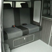 Volkswagen Transporter Buscamper 2.0TDI 150Pk Euro-6 Lang Inbouw nieuw California-look | 4-zitpl./4-slaapplaatsen | Slaaphefdak |NW.STAAT Foto #5