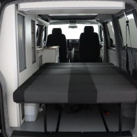 Volkswagen Transporter Buscamper 2.0TDI 140Pk Lang California-look | 4-zitpl./4-slaapplaatsen | Slaaphefdak |NW.STAAT Foto #44