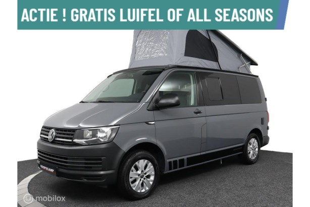 Volkswagen Transporter Buscamper 2.0TDi 102Pk Inbouw nieuw California- look | 4-slaapplaatsen | Slaaphefdak | NIEUWSTAAT