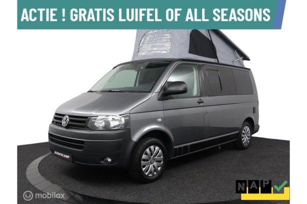 Volkswagen Transporter Buscamper 2.0TDI 140Pk Euro-5 Aut/DSG-7 Euro-5 Inbouw nieuw California-look | Railsysteem achterbank | 4-zitpl./4-slaappl. | Slaaphefdak | NIEUWST
