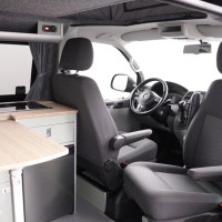 Volkswagen Transporter Buscamper 2.0TDI 140Pk Euro-5 Aut/DSG-7 Euro-5 Inbouw nieuw California-look | Railsysteem achterbank | 4-zitpl./4-slaappl. | Slaaphefdak | NIEUWST Foto #8