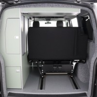 Volkswagen Transporter Buscamper 2.0TDI 140Pk Euro-5 Aut/DSG-7 Euro-5 Inbouw nieuw California-look | Railsysteem achterbank | 4-zitpl./4-slaappl. | Slaaphefdak | NIEUWST Foto #66