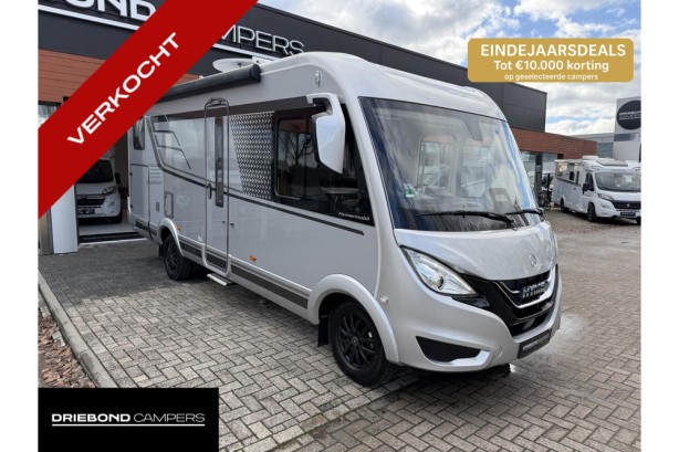 Hymer B600 MC Blackline 170PK Enkele Bedden Hefbed Luifel Schotel Tv