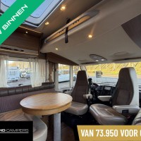 Hymer B 588 PL Enkele Bedden Hefbed Zonnepanelen Luifel Bearlock Foto #20