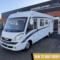 Hymer B 588 PL Enkele Bedden Hefbed Zonnepanelen Luifel Bearlock Foto #23