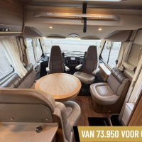Hymer B 588 PL Enkele Bedden Hefbed Zonnepanelen Luifel Bearlock Foto #30