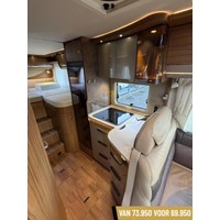 Hymer B 588 PL Enkele Bedden Hefbed Zonnepanelen Luifel Bearlock Foto #32