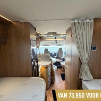 Hymer B 588 PL Enkele Bedden Hefbed Zonnepanelen Luifel Bearlock Foto #38