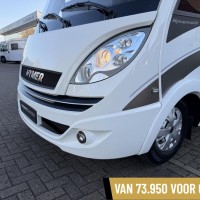 Hymer B 588 PL Enkele Bedden Hefbed Zonnepanelen Luifel Bearlock Foto #19