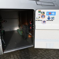Hymer B 694 SL Schotel Zonnepaneel Dwarsbed Hefbed Foto #33