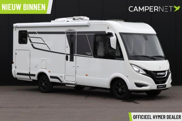 Hymer BMC-I 600 White line 170pk Automaat | E&amp;P Levelsysteem | BOMVOL  | Truma Dakairco | Lithium accu | Lengtebedden | Hefbed | Stoelverwarming | Hymer SLC Chassis |