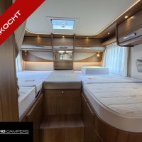 Hymer B 588 PL Enkele Bedden Hefbed Zonnepanelen Luifel Bearlock Foto #2