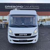 Hymer B 588 PL Enkele Bedden Hefbed Zonnepanelen Luifel Bearlock Foto #3