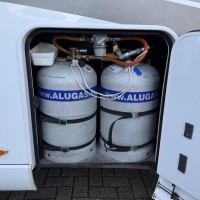 Hymer B 588 PL Enkele Bedden Hefbed Zonnepanelen Luifel Bearlock Foto #28