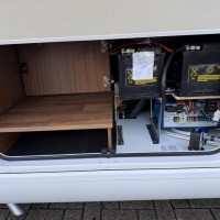 Hymer B 588 PL Enkele Bedden Hefbed Zonnepanelen Luifel Bearlock Foto #36