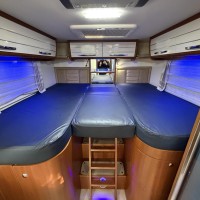 Mobilvetta Kea M76 lengte en alkoof bed Foto #11