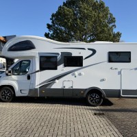 Mobilvetta Kea M76 lengte en alkoof bed Foto #24