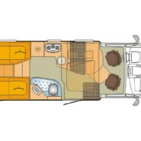 Bürstner IXEO Time 726 Dubbele airco met trekhk. Foto #3