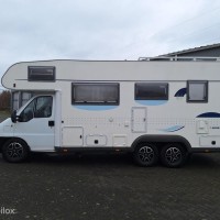 Fiat euramobil / 6P / Camper / STAPELBED / 2x airco + GARAGE Foto #4