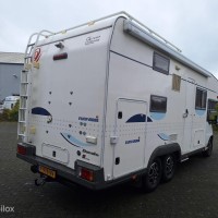 Fiat euramobil / 6P / Camper / STAPELBED / 2x airco + GARAGE Foto #8