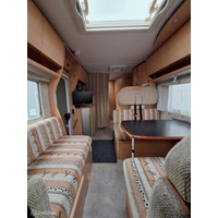 Fiat euramobil / 6P / Camper / STAPELBED / 2x airco + GARAGE Foto #15