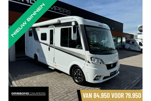 Knaus 650 MEG Platinum Automaat Enkele Bedden Zonnepaneel Luifel