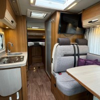 Knaus 650MEG Platinum 165PK Enkele Bedden Luifel Lift-Fietsenrek Seitz Foto #8