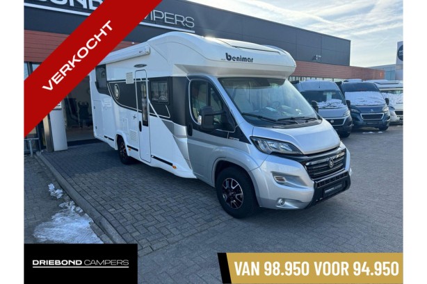 Benimar Mileo 268 9T-Automaat Enkele Bedden Hefbed EP Level 2X Airco