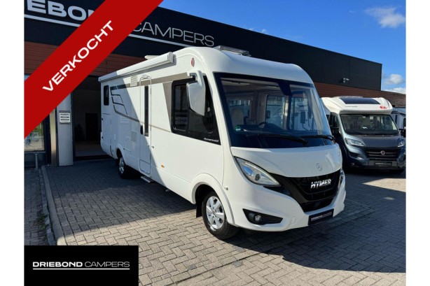 Hymer B680 MC Automaat Enkele Bedden Levelsysteem Geen hefbed