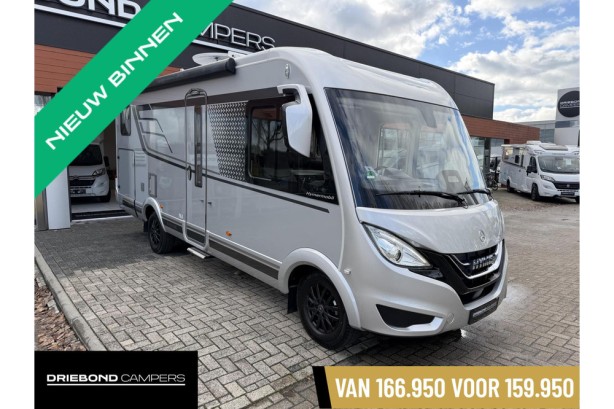 Hymer B600 MC Blackline 170PK Enkele Bedden Hefbed Luifel Schotel Tv