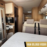 Dethleffs Advantage 7051 DBM Queensbed Hefbed Maxxfan Zonnepaneel Bearlock Foto #15