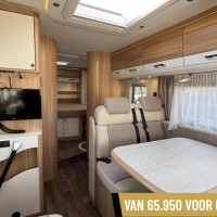 Dethleffs Advantage 7051 DBM Queensbed Hefbed Maxxfan Zonnepaneel Bearlock Foto #16