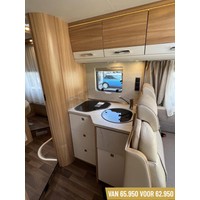 Dethleffs Advantage 7051 DBM Queensbed Hefbed Maxxfan Zonnepaneel Bearlock Foto #18