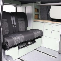 Volkswagen Transporter Buscamper 2.0TDI 140Pk Euro-5 Aut/DSG-7 Euro-5 Inbouw nieuw California-look | Railsysteem achterbank | 4-zitpl./4-slaappl. | Slaaphefdak | NIEUWST Foto #67