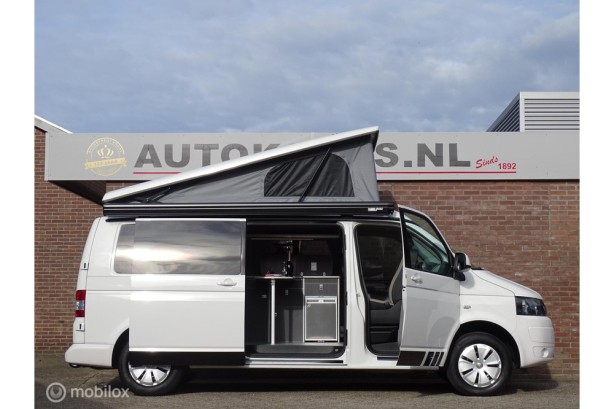Volkswagen Transporter L2 Buscamper 2.0 115Pk Euro-5 Benzine/CNG Inbouw nieuw California-look | 4-zitpl./ 4-slaappl. | Slaaphefdak |NIEUWSTAAT