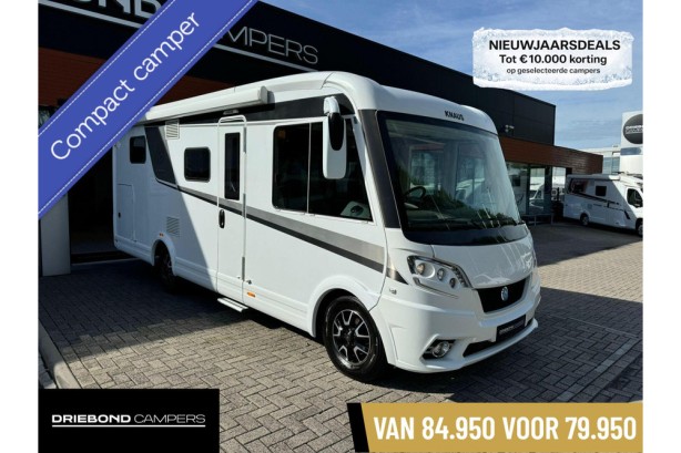 Knaus 650 MEG Platinum Automaat Enkele Bedden Zonnepaneel Luifel