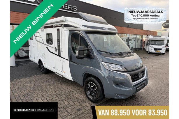 Hymer EXSIS-T 580 Enkele Bedden Luifel Fietsenrek Duo Control